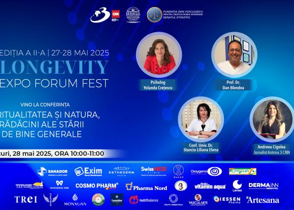 longevity forum fest 2025 spiritualitatea si natura radacini ale starii de bine generale