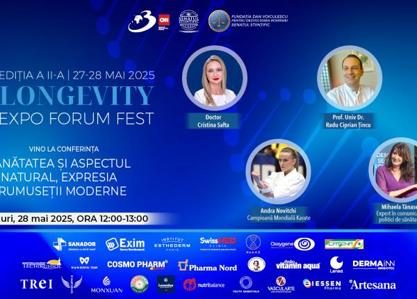 longevity forum fest 2025 sanatatea si aspectul natural expresia frumusetii moderne
