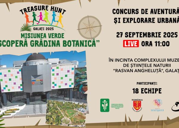 misiunea verde descopera gradina botanica eveniment tip treasure hunt sambata 27 septembrie