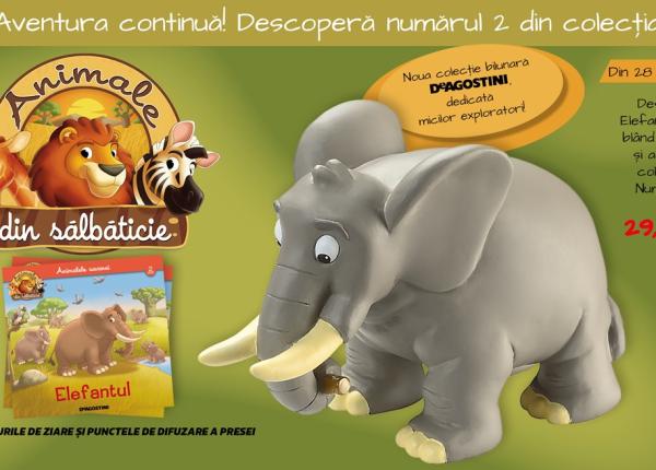 descopera lumea fascinanta a elefantilor numarul 2 din colectia animale din salbaticie o colectie deagostini